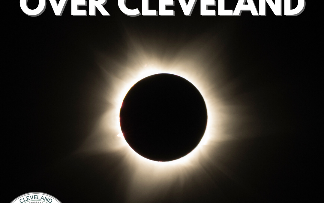 2024 Solar Eclipse Over Cleveland