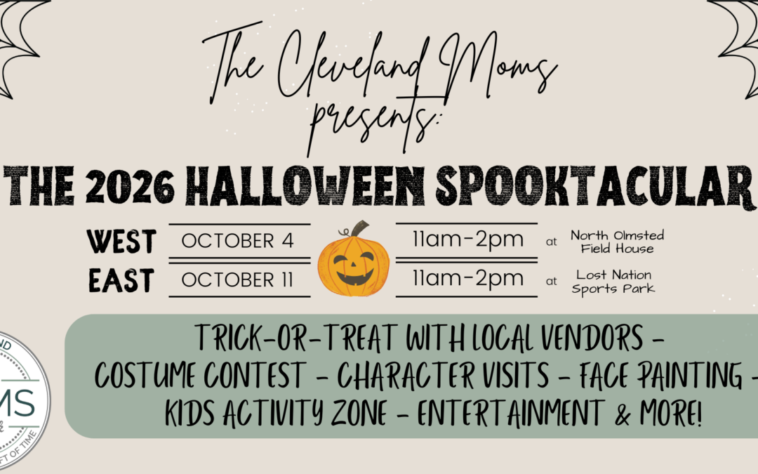 SAVE THE DATES! The Cleveland Moms Presents: The Fourth Annual Halloween Spooktacular