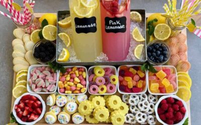 Lemonade Stand Snack Board from The BakerMama